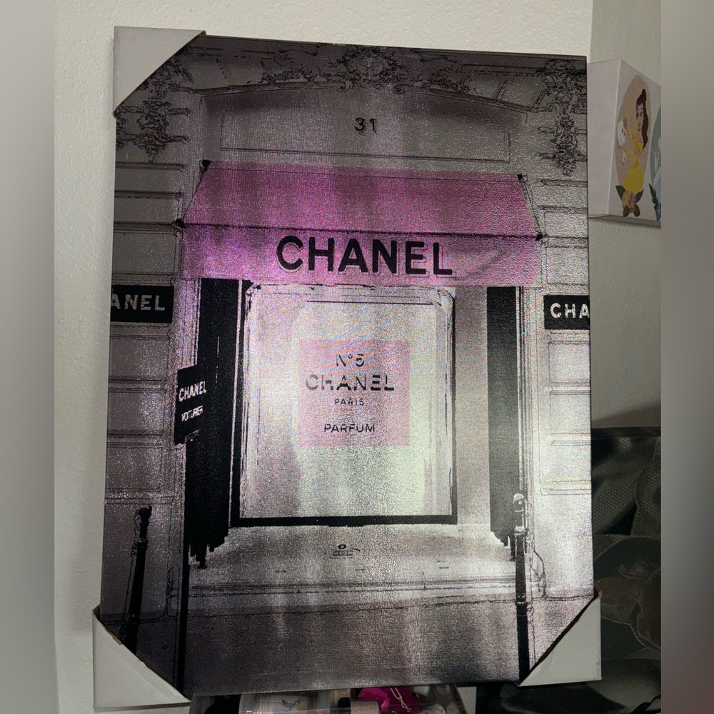 Design District luxury No. 5 Perfume Canvas Art